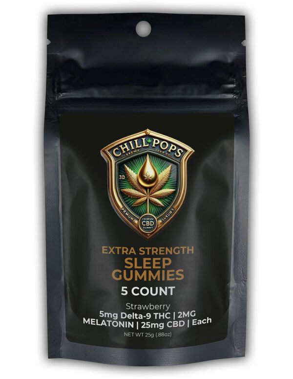 Chill Pops Extra Strength Sleep Gummies – 5 Count